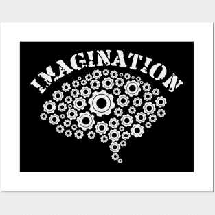 Imagination Brain Machine Posters and Art